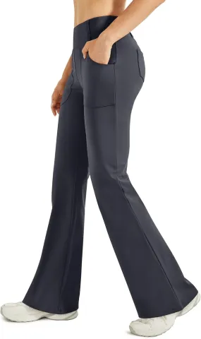 G4Free Fleece Lined Leggings Women Yoga Dress Pants with 4 Pockets Stretchy Work Pants Business Casual 29"/31"/33"