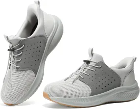 HEEZ Mens Slip On Fashion Sneakers Walking Shoes for Men Comfortable Breathable Casual Running Shoes