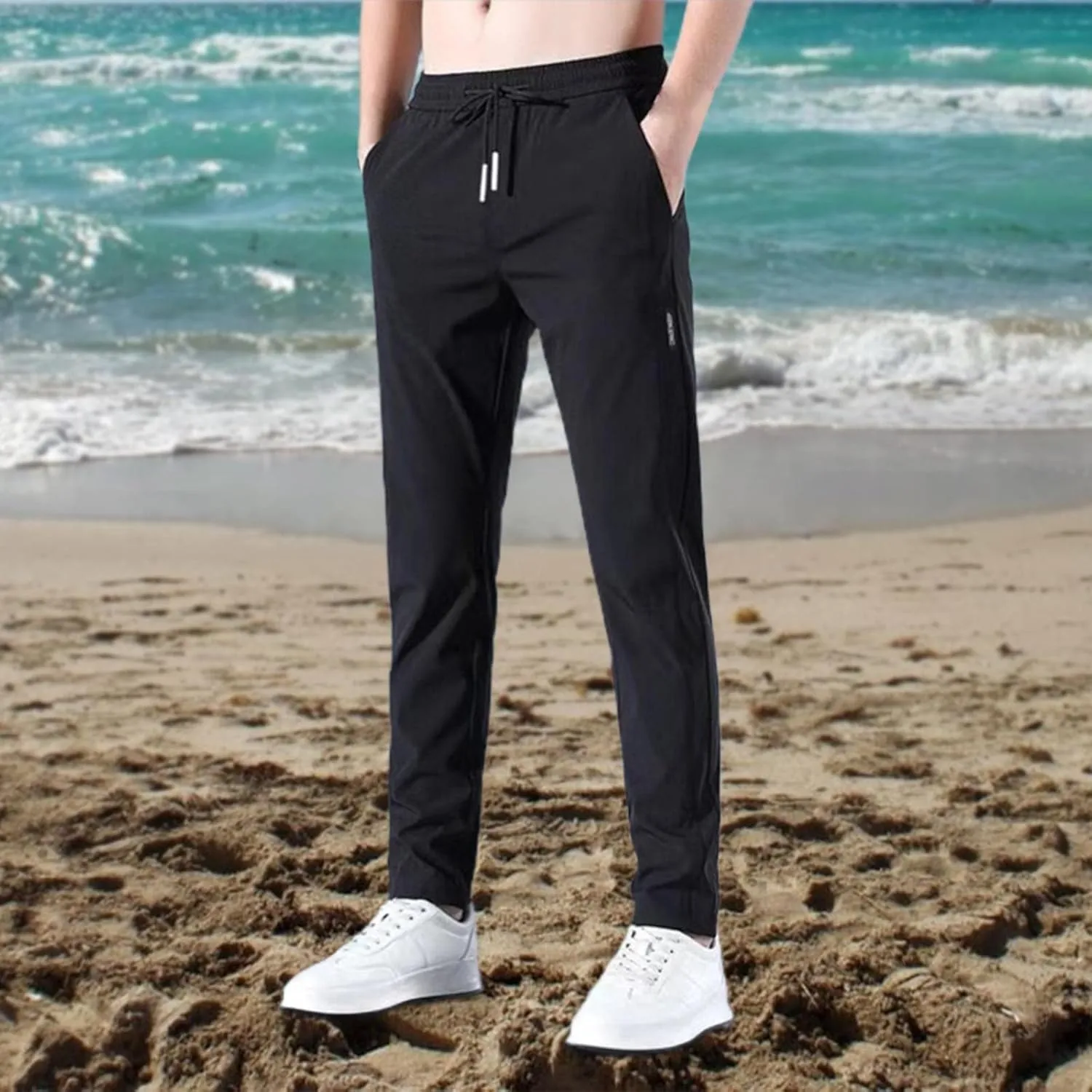 Men's Cargo Combat Work Pant Fitness Joggers uflage Jog Sweatpants Loose Cuffed Flat Front Pull On Pants
