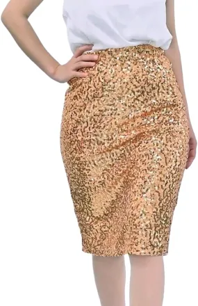Sequin Skirt for Women, Sparkly Skirt for Women, Glitter Skirt for Holiday Christmas Party New Years Eve