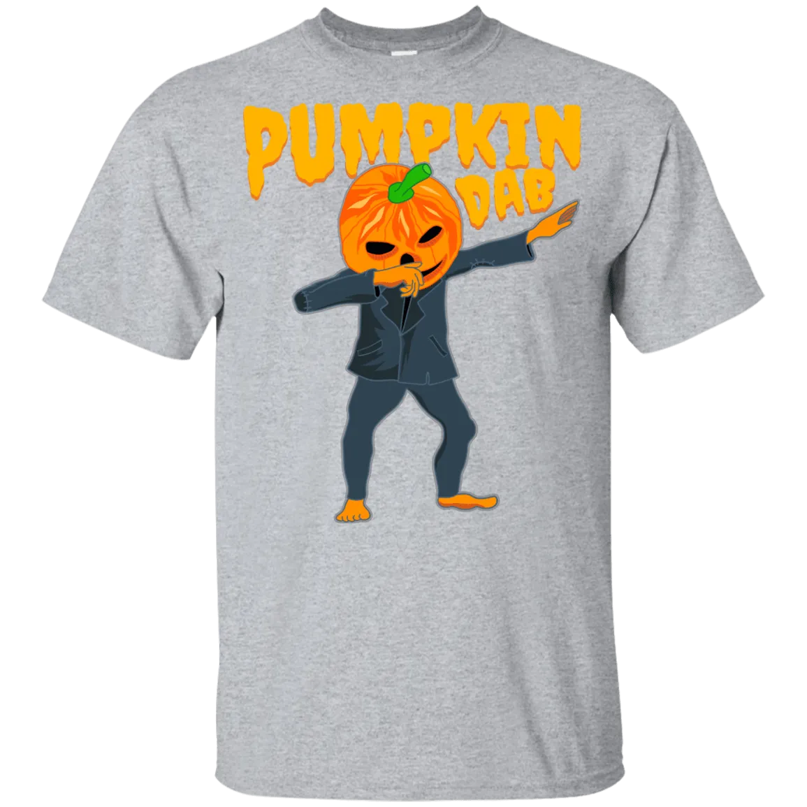 Trendy Pumpkinhead Dab T-Shirt Halloween Tees (Boys)