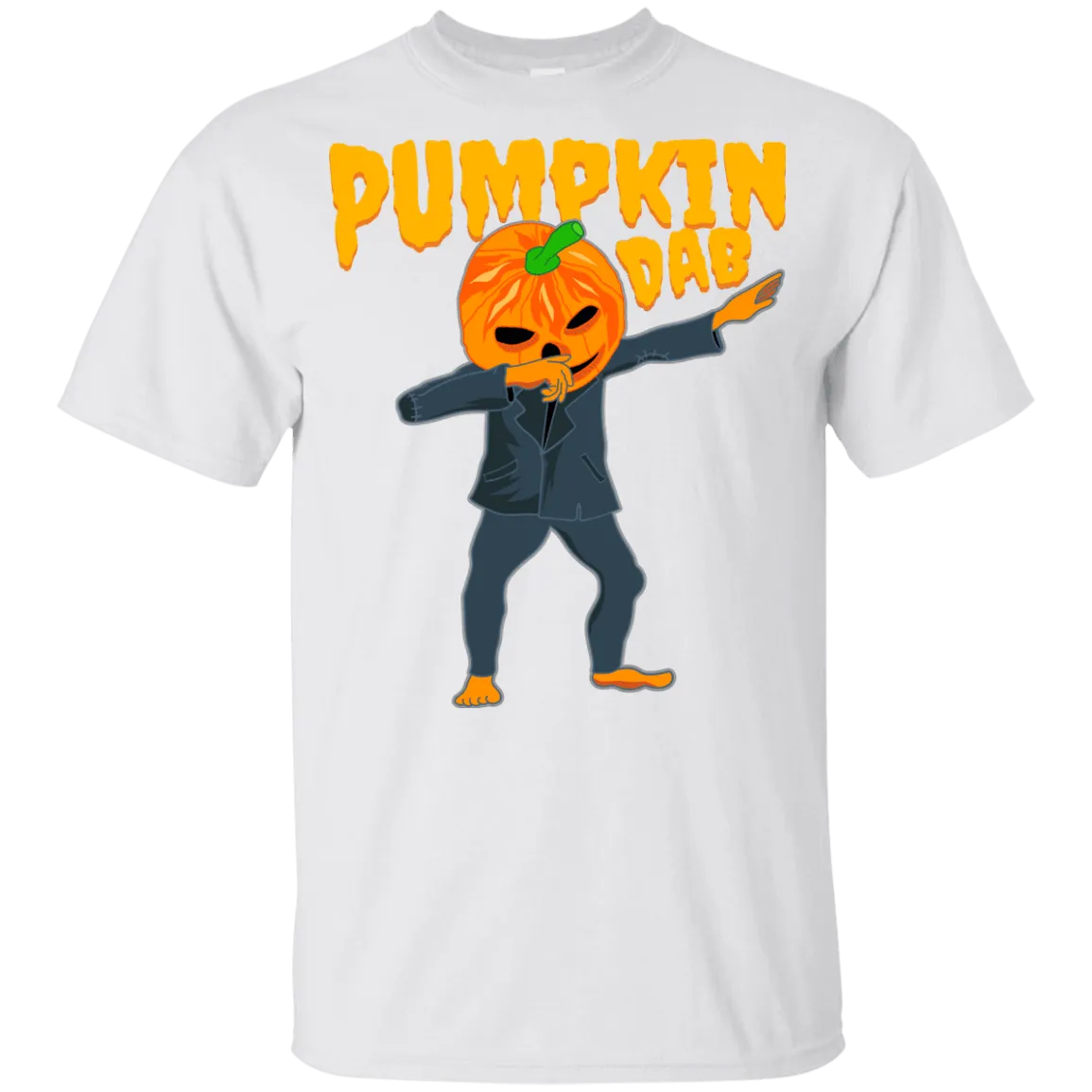 Trendy Pumpkinhead Dab T-Shirt Halloween Tees (Boys)