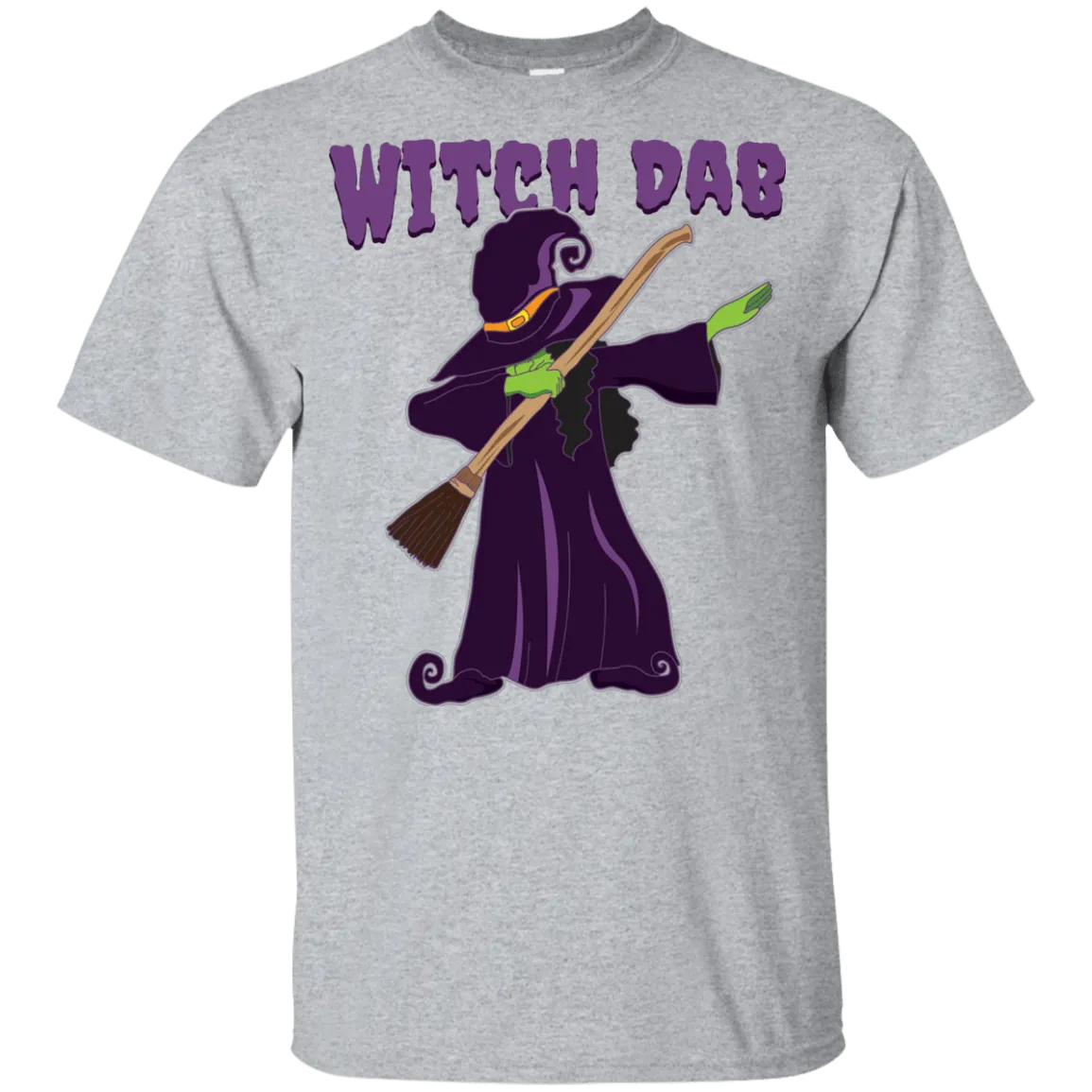 Trendy Witch Dab T-Shirt Halloween Tees (Boys)