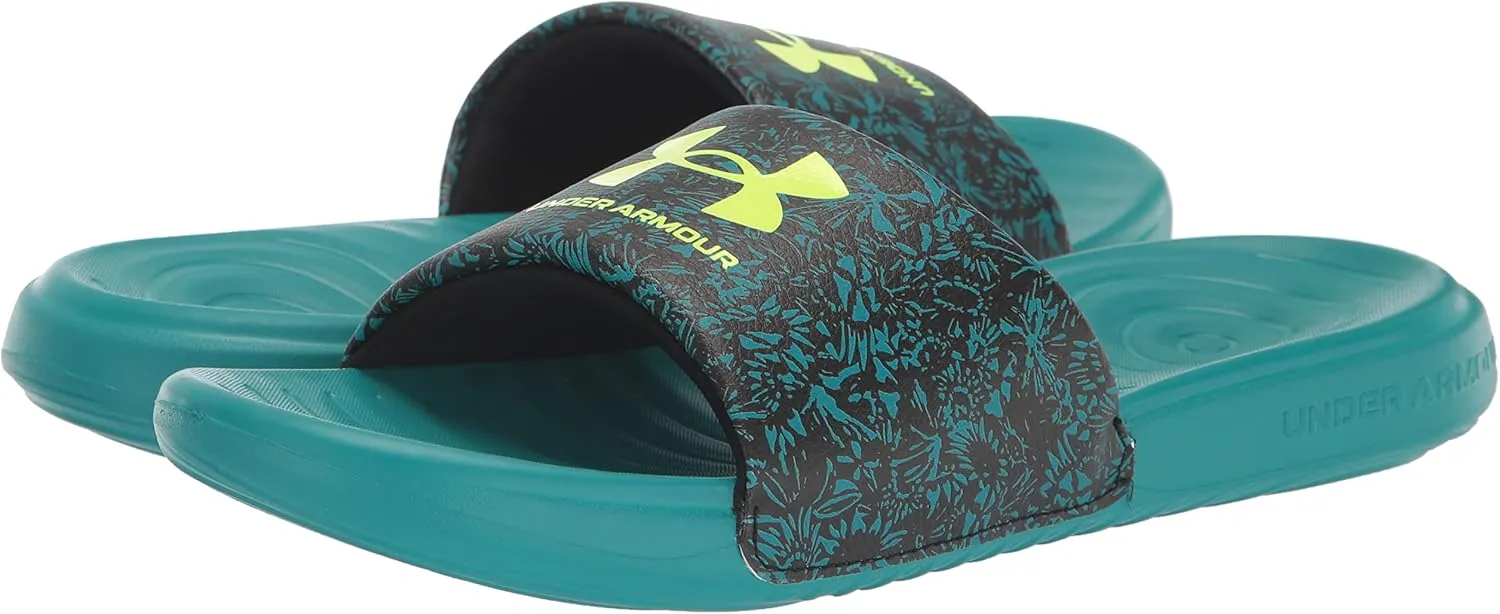 Under Armour Women's Ansa Graphic Fixed Strap Slide Sandal